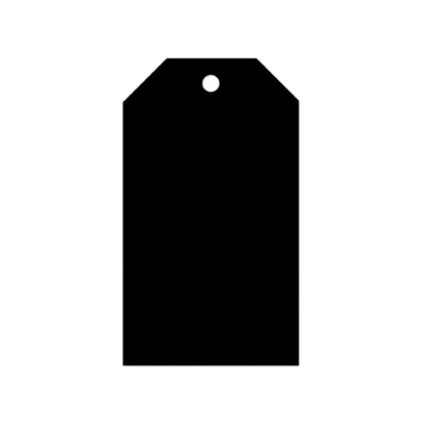 Étiquette noire à œillet medium x 10 - Washi Tape