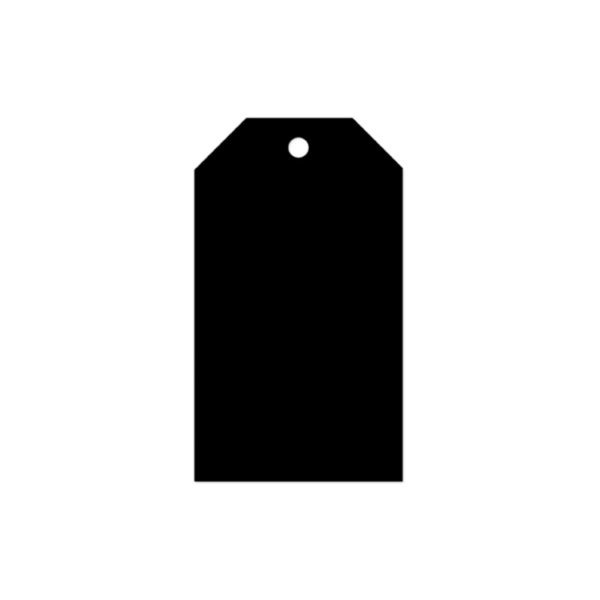 Étiquette noire à œillet petite x 10 - Washi Tape